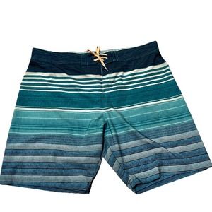 Ocean Coast Big & Tall 2XLT Mens Swim Trucks Blue Stretch Ocean Advantage
